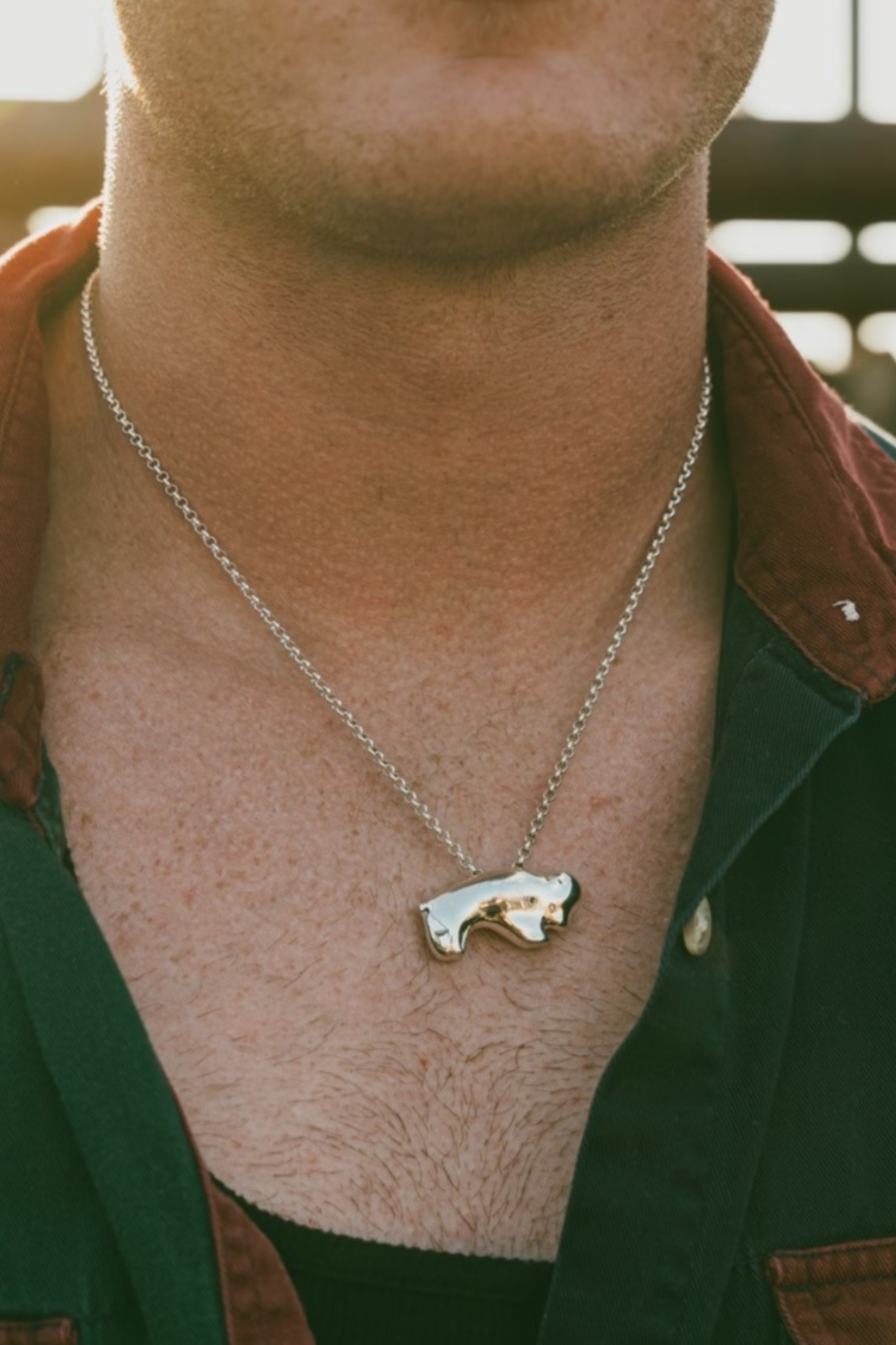 18K Gold Mister Bison