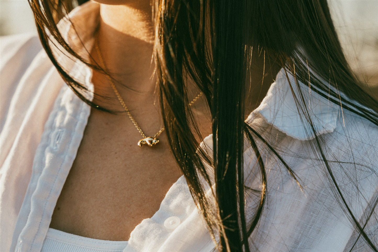 18K Gold Little Bison